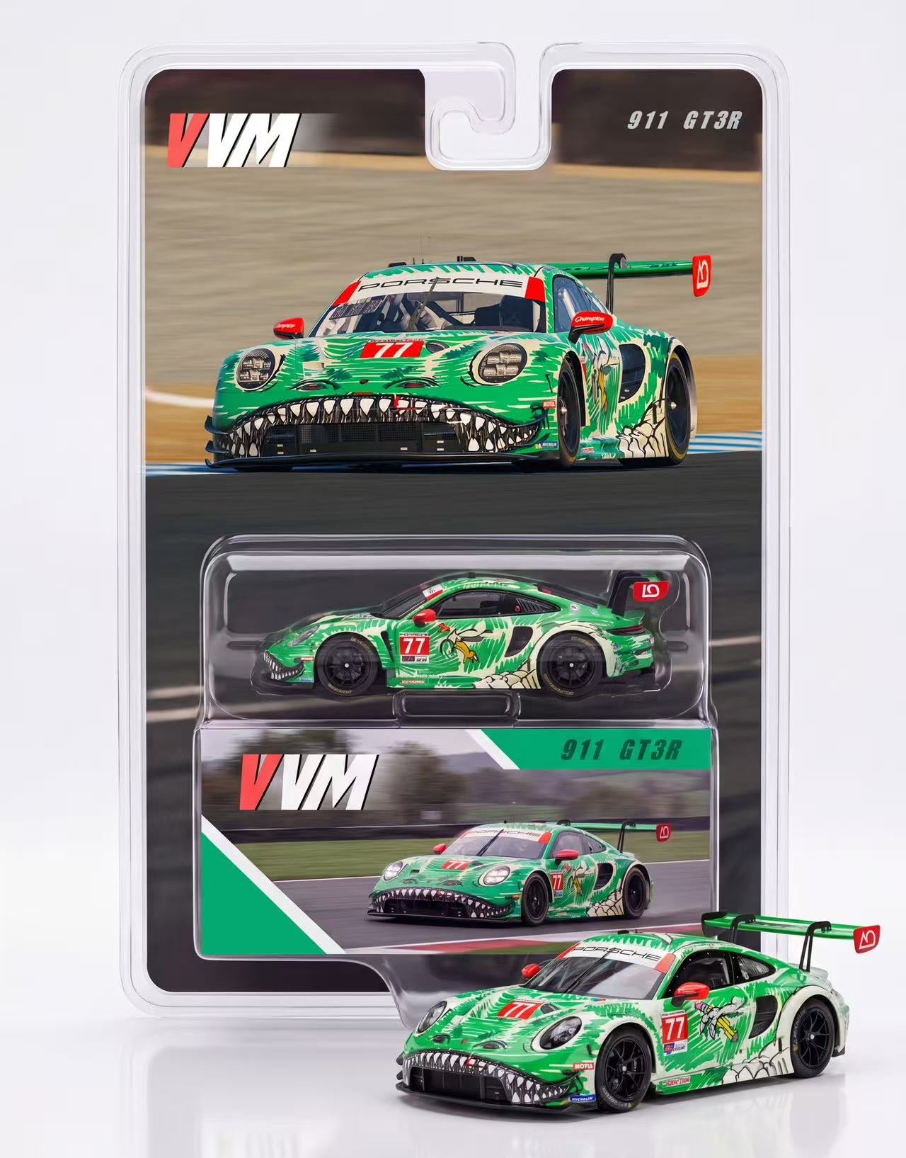 VVM 1:64 Porsche 911 GT3R Green Sketchy Rexy (Copy) – RC Cambodia