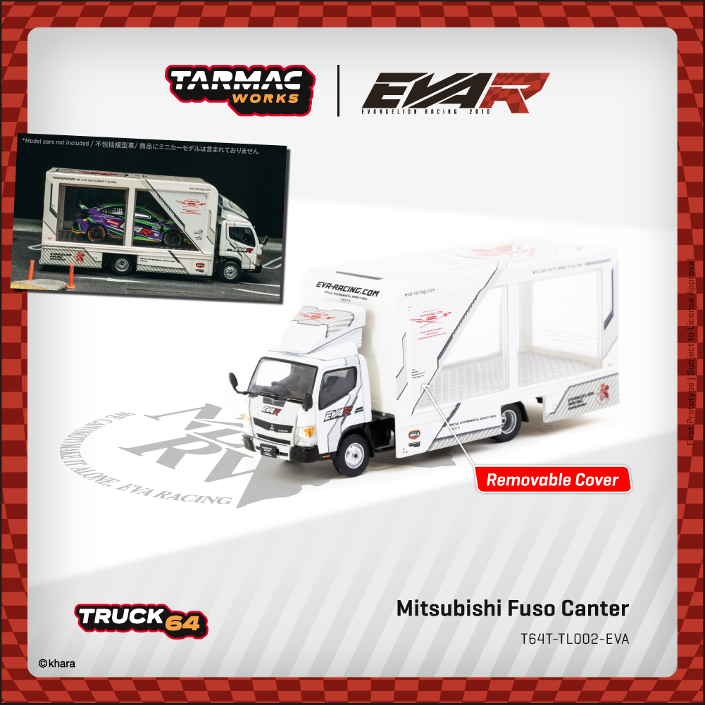 Tarmac Works 1:64 Mitsubishi Fuso Canter EVA Racing (T64T-TL002