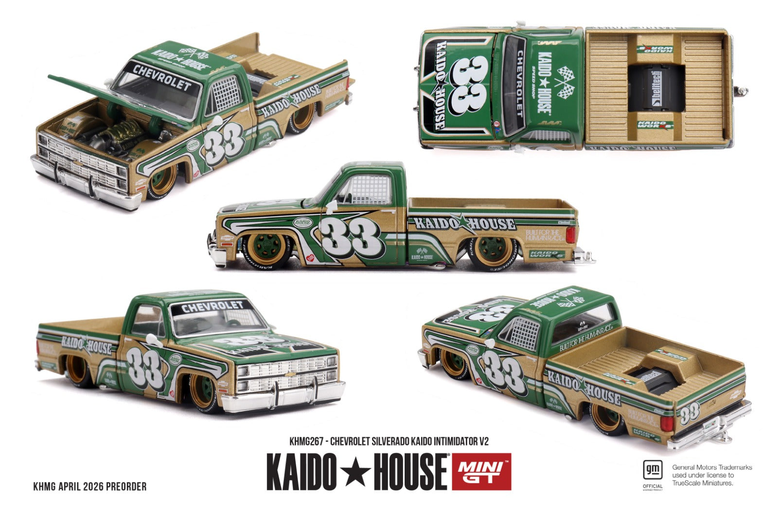 KAIDO HOUSE X MINI GT 1/64 Chevrolet Silverado KAIDO Intimidator
