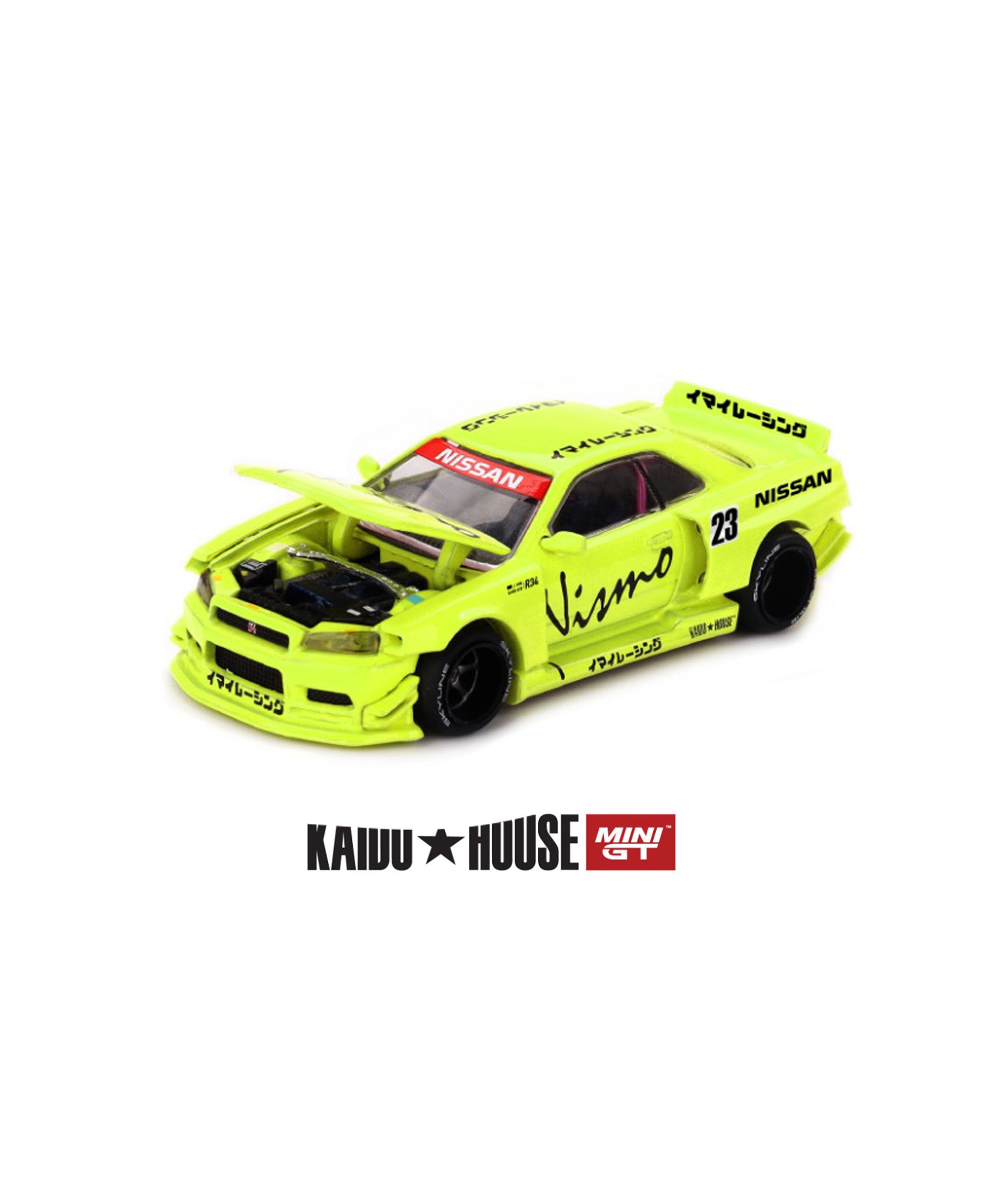 KaidoHouse x Mini GT Nissan Skyline GT-R (R34) Kaido Works V4