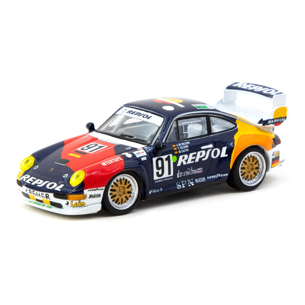 TARMAC WORKS 1:64 Porsche 911 GT2 24h LEMANS 1995 #91 T64S-004-REP