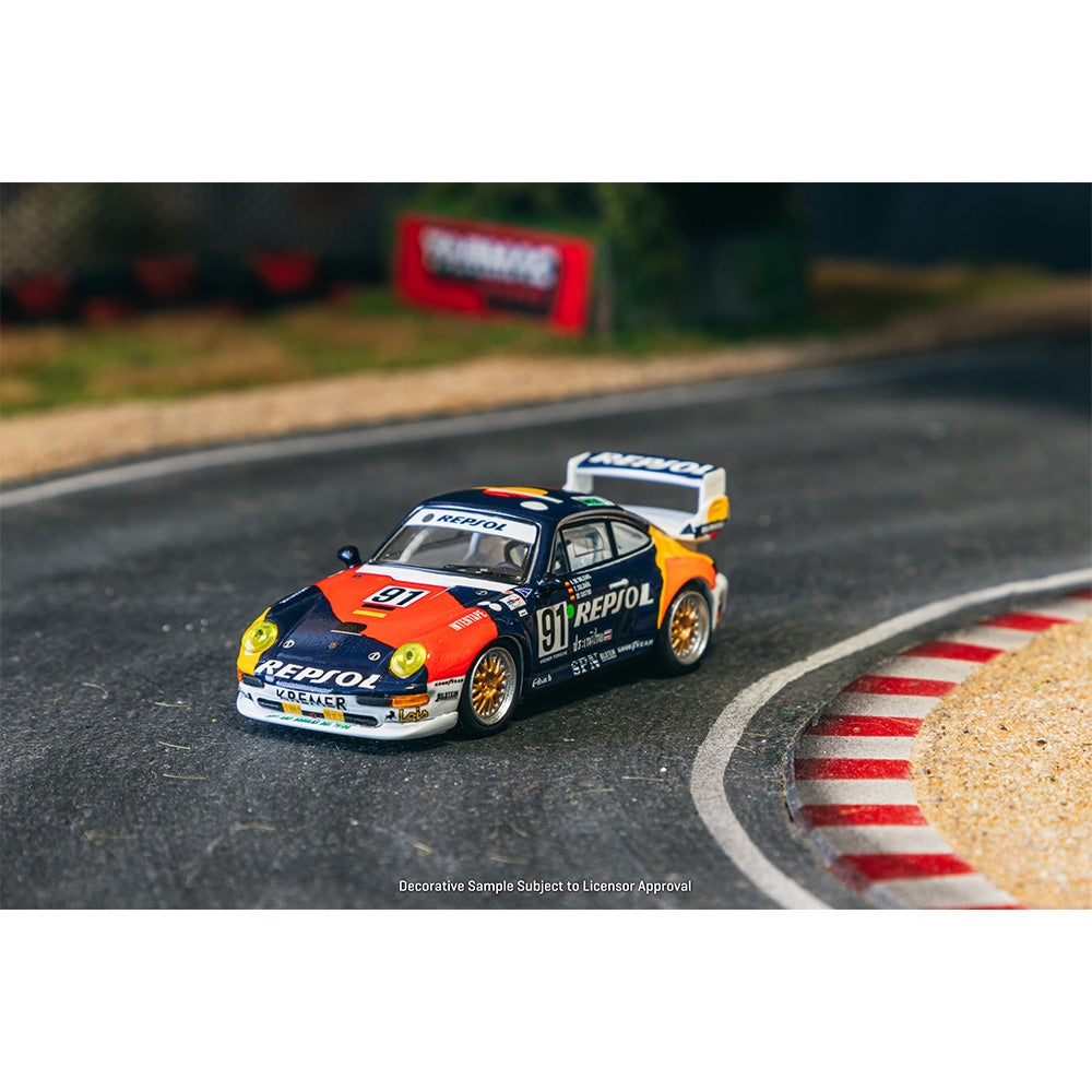 TARMAC WORKS 1:64 Porsche 911 GT2 24h LEMANS 1995 #91 T64S-004-REP