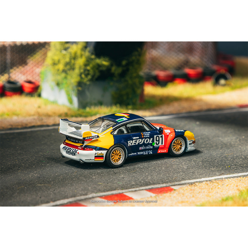 TARMAC WORKS 1:64 Porsche 911 GT2 24h LEMANS 1995 #91 T64S-004-REP