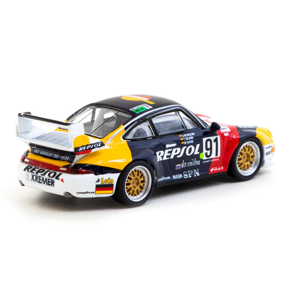 TARMAC WORKS 1:64 Porsche 911 GT2 24h LEMANS 1995 #91 T64S-004-REP
