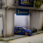 MINI STATION 1:64 WRX STI RALLY 555 LIVERY BLUE