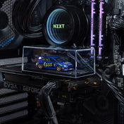 MINI STATION 1:64 WRX STI RALLY 555 LIVERY BLUE