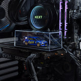 MINI STATION 1:64 WRX STI RALLY 555 LIVERY BLUE