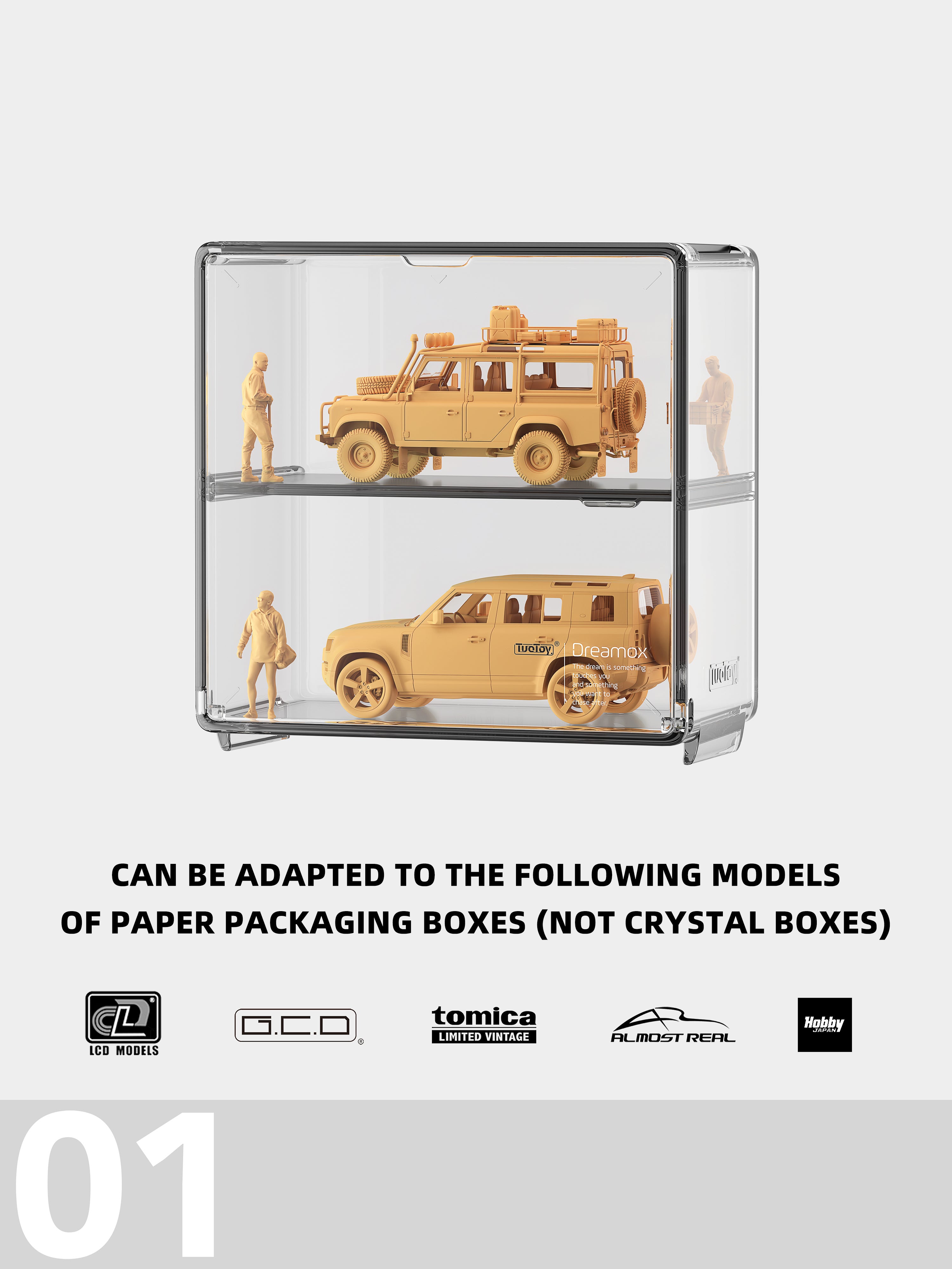 TuoToy 01 Display Box MINIGT - TW - POPRACE