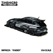 TimeMicro × PSC DESIGN 1:64 Impreza "Raider“ of the gray stripe painted replica
