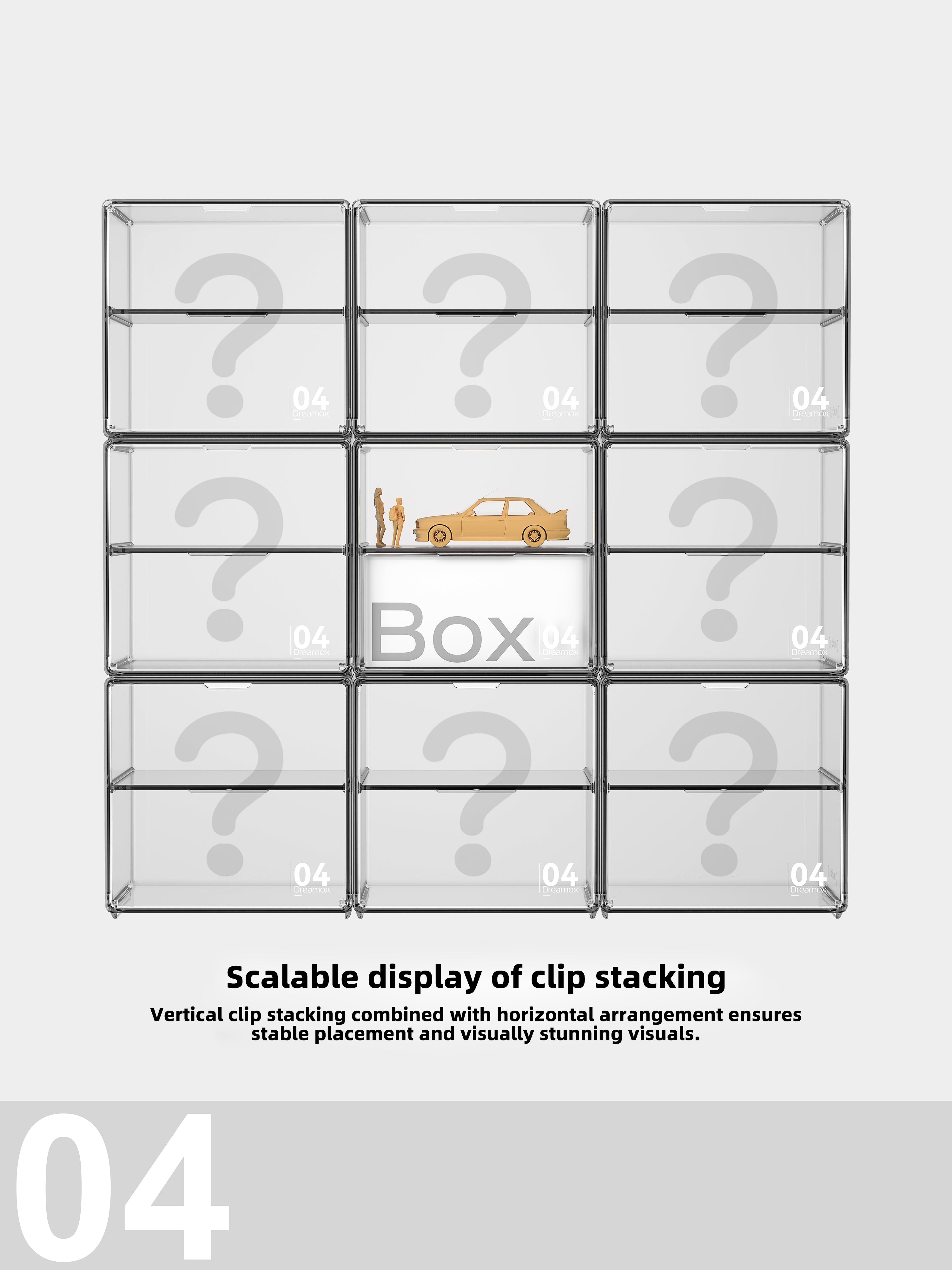TuoToy 04 Universal Scenery Display Box Kaidohouse - POP Race - BBR