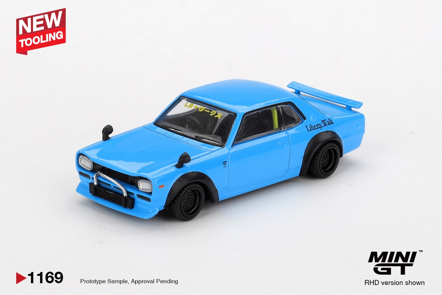 MINIGT - 1/64 Nissan LB★Works HAKOSUKA Baby Blue