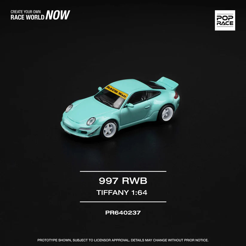 POP RACE 1:64 RWB 997 TIFFANY BLUE
