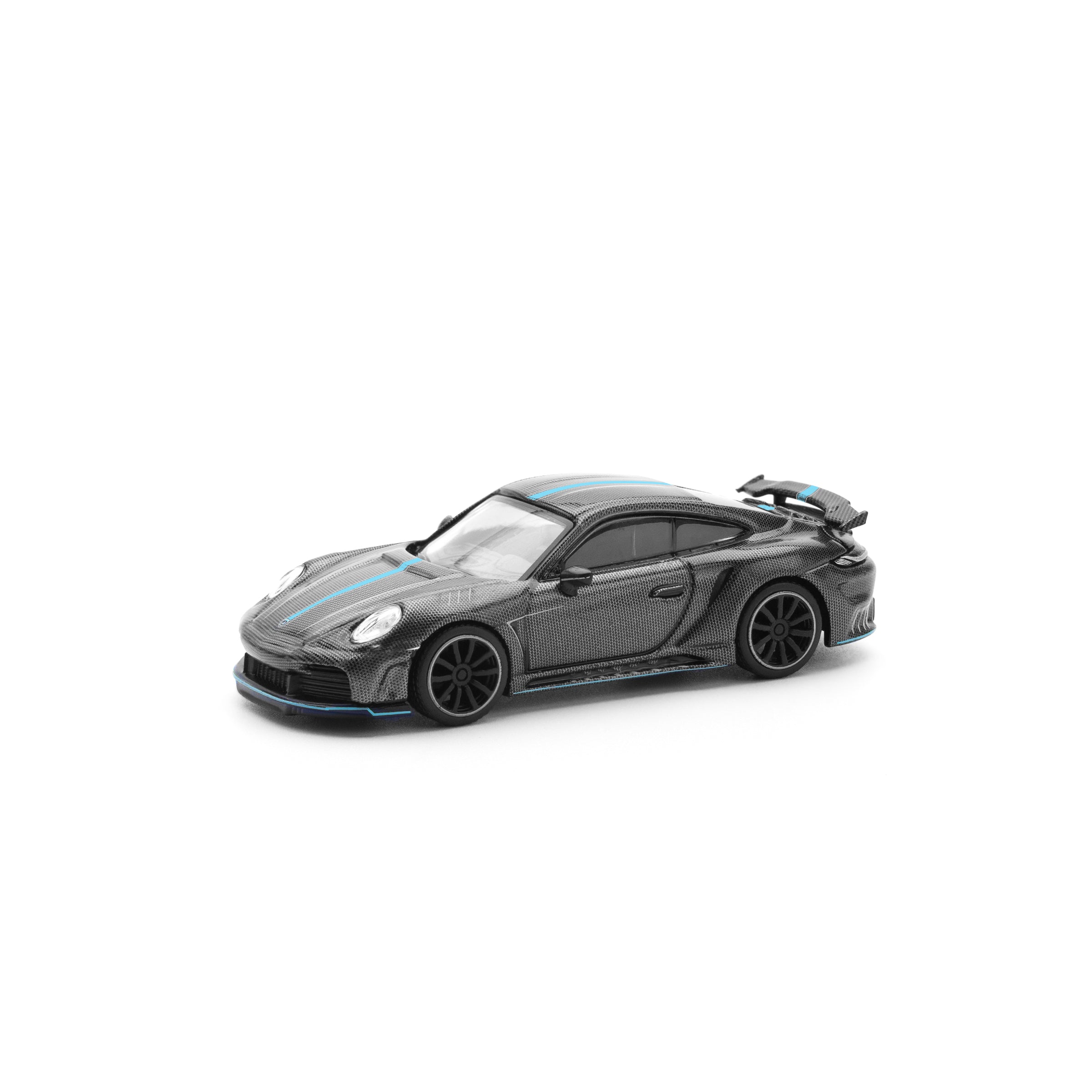 POP RACE 1:64 992 STINGER GTR CARBON EDITION ( BLUE LINE )