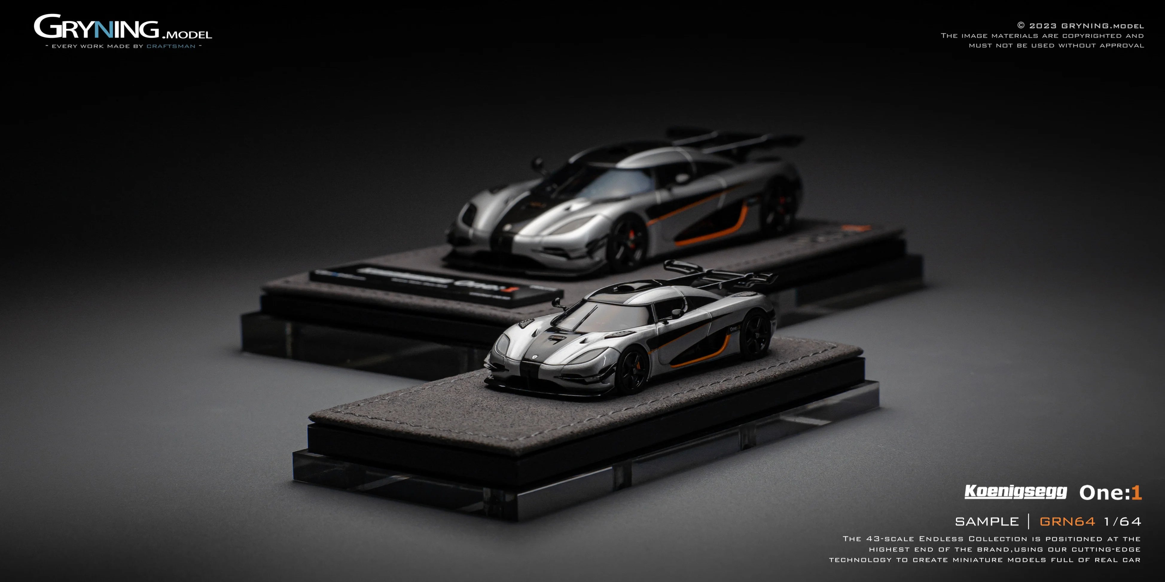 GRYNING.model 1/64 Koenigsegg One:1