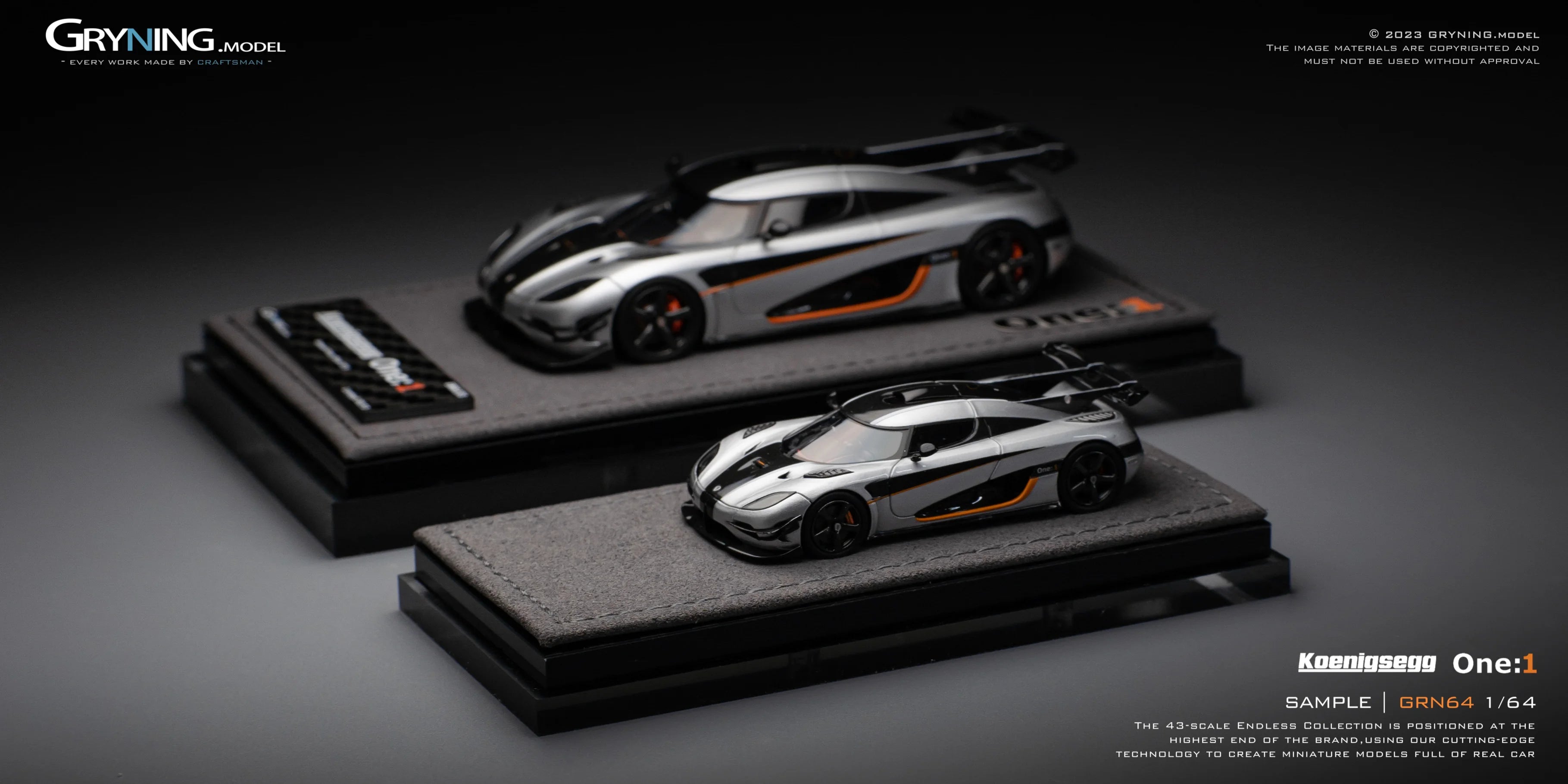 GRYNING.model 1/64 Koenigsegg One:1