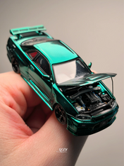 TIME TOP 1:64 Nissan GTR34 Metal Green