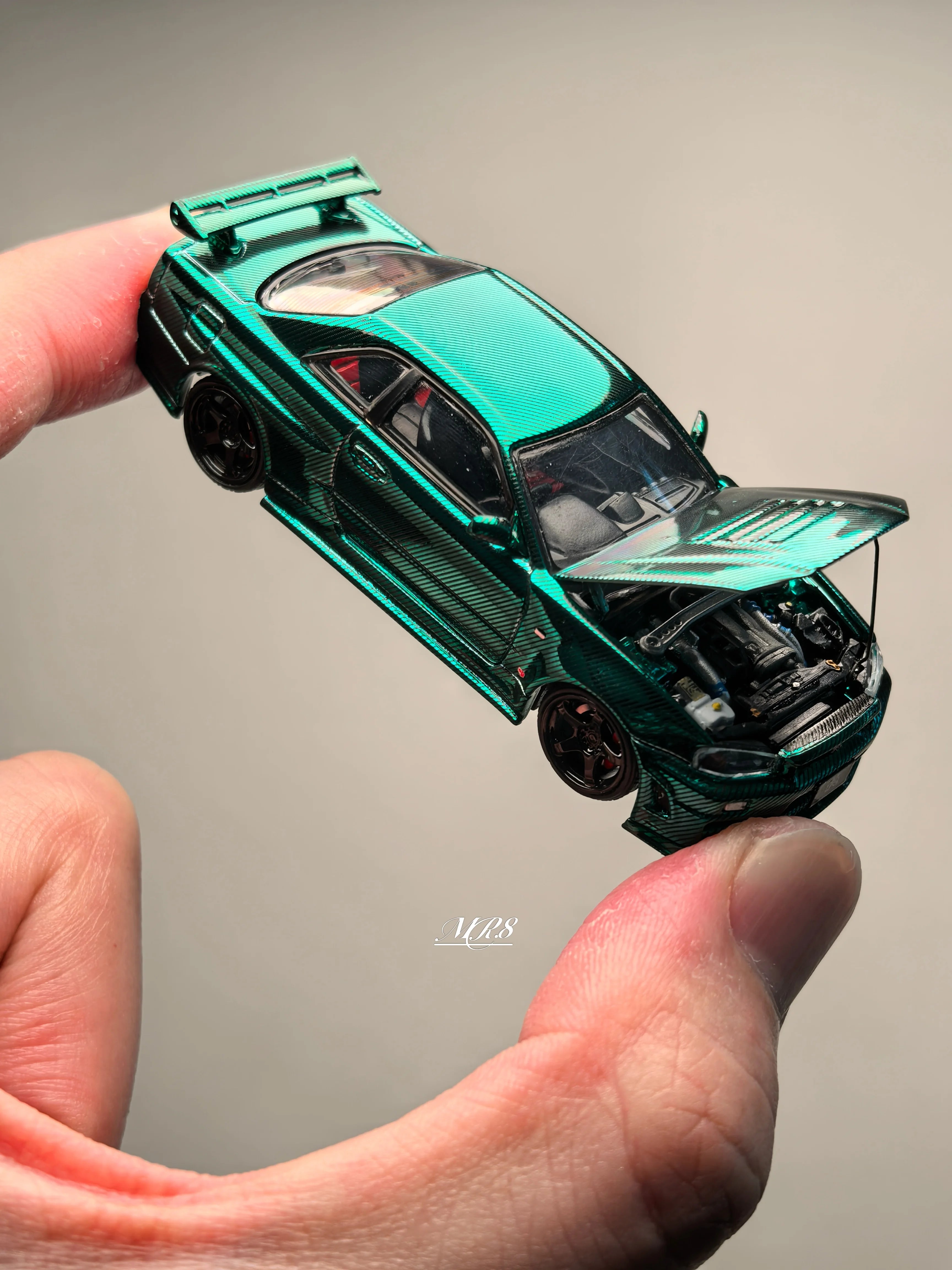 TIME TOP 1:64 Nissan GTR34 Metal Green