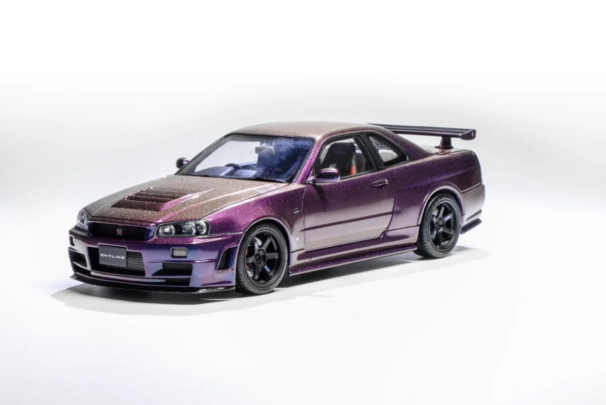 1/18 Motorhelix Nissan Skyline GT-R GTR (R34) Z-Tune (Midnight Purple)