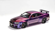 1/18 Motorhelix Nissan Skyline GT-R GTR (R34) Z-Tune (Midnight Purple)