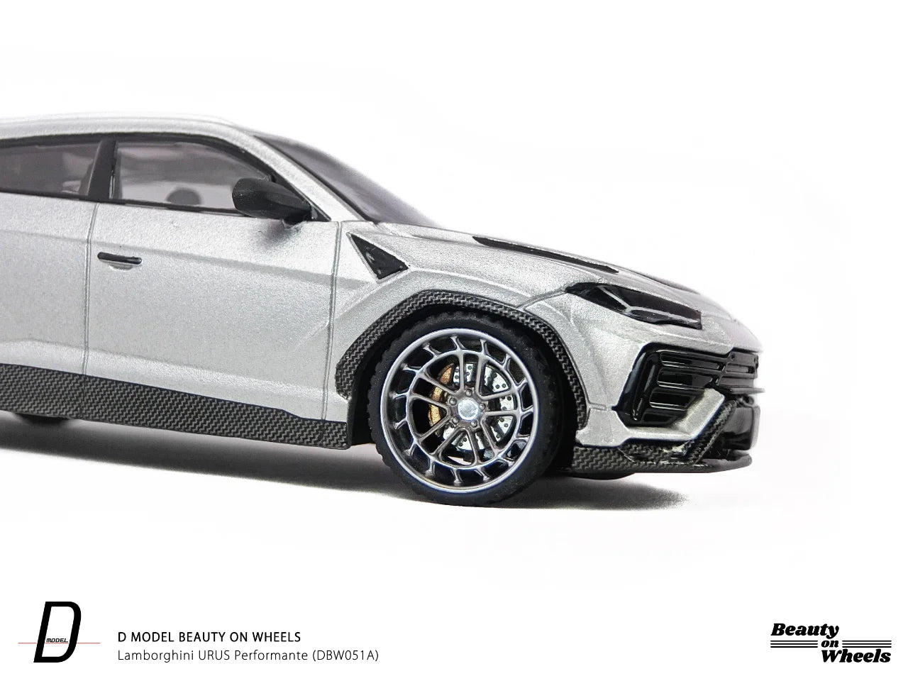 D MODEL BEAUTY ON WHEELS 1:64 Lamborghini URUS Performante, Silver
