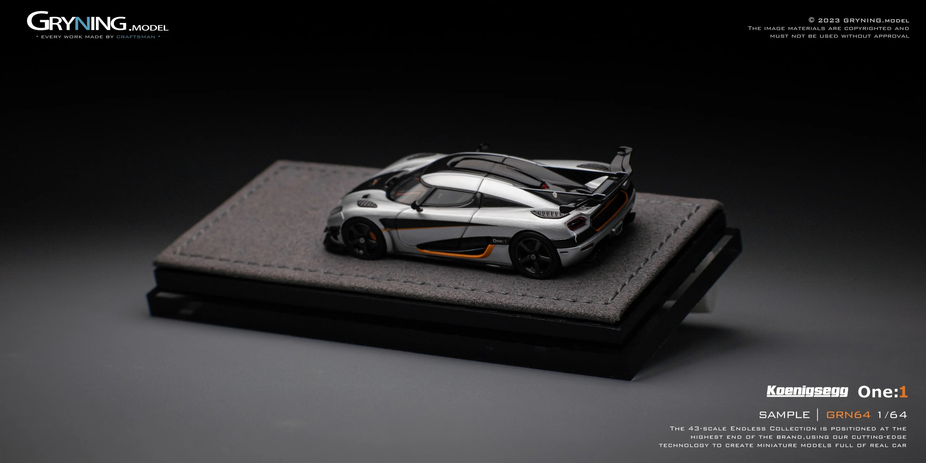 GRYNING.model 1/64 Koenigsegg One:1