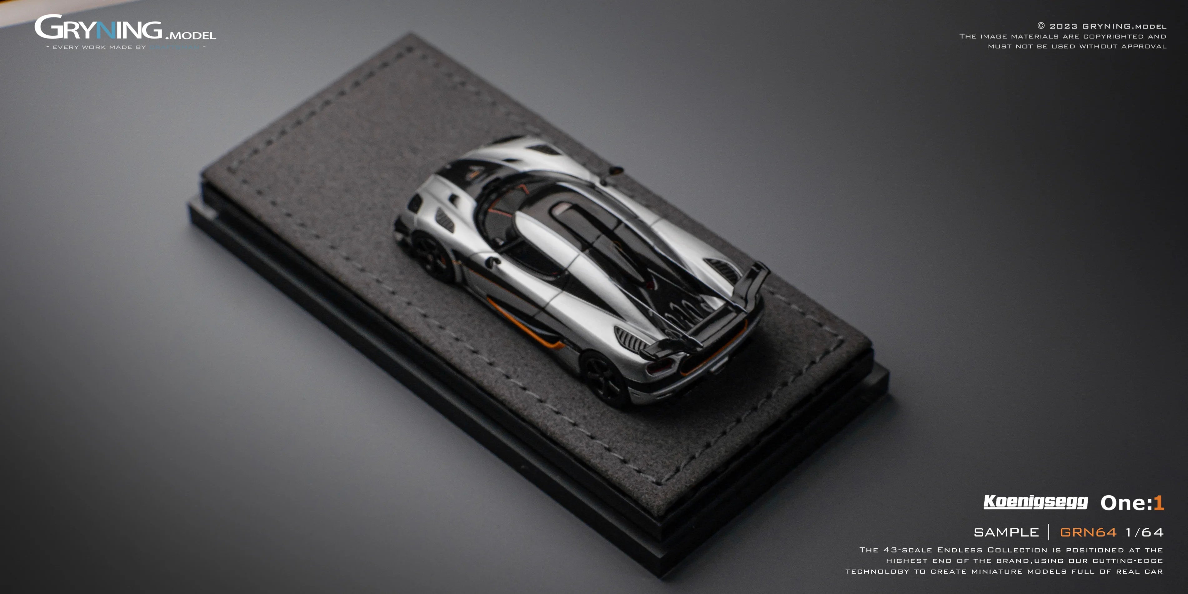 GRYNING.model 1/64 Koenigsegg One:1