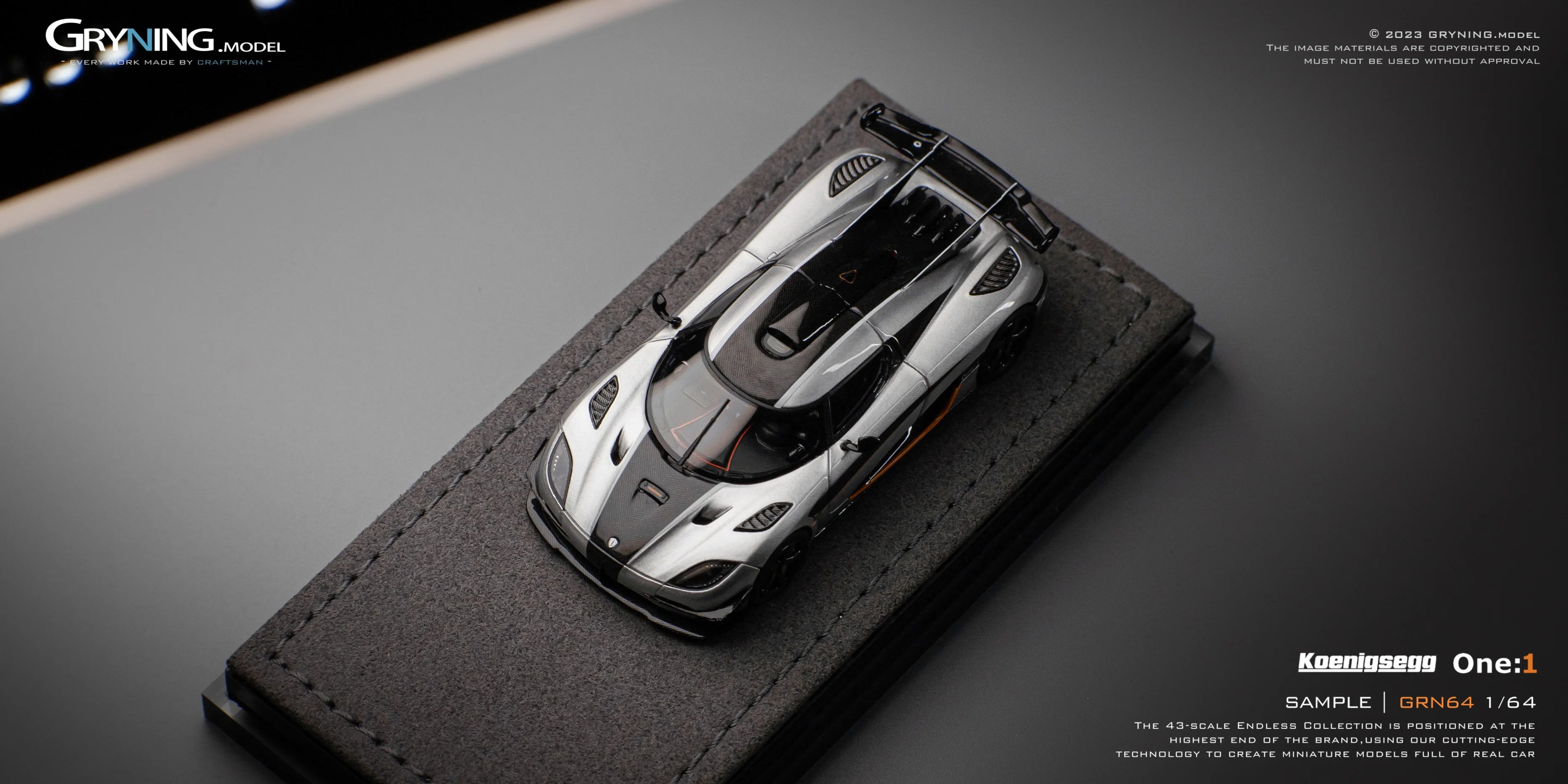 GRYNING.model 1/64 Koenigsegg One:1