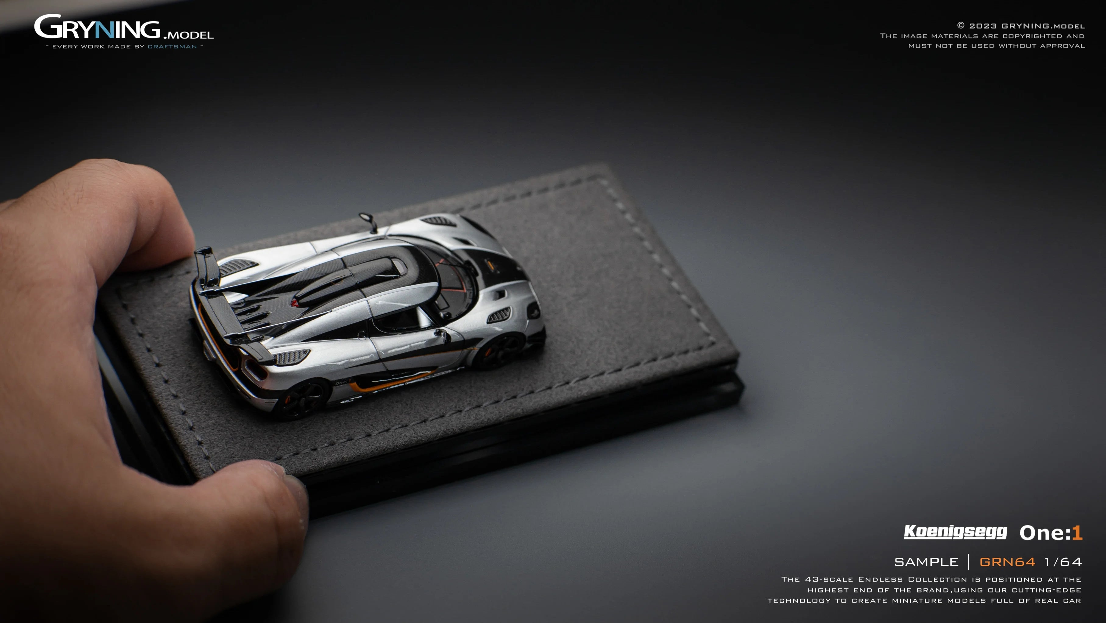 GRYNING.model 1/64 Koenigsegg One:1