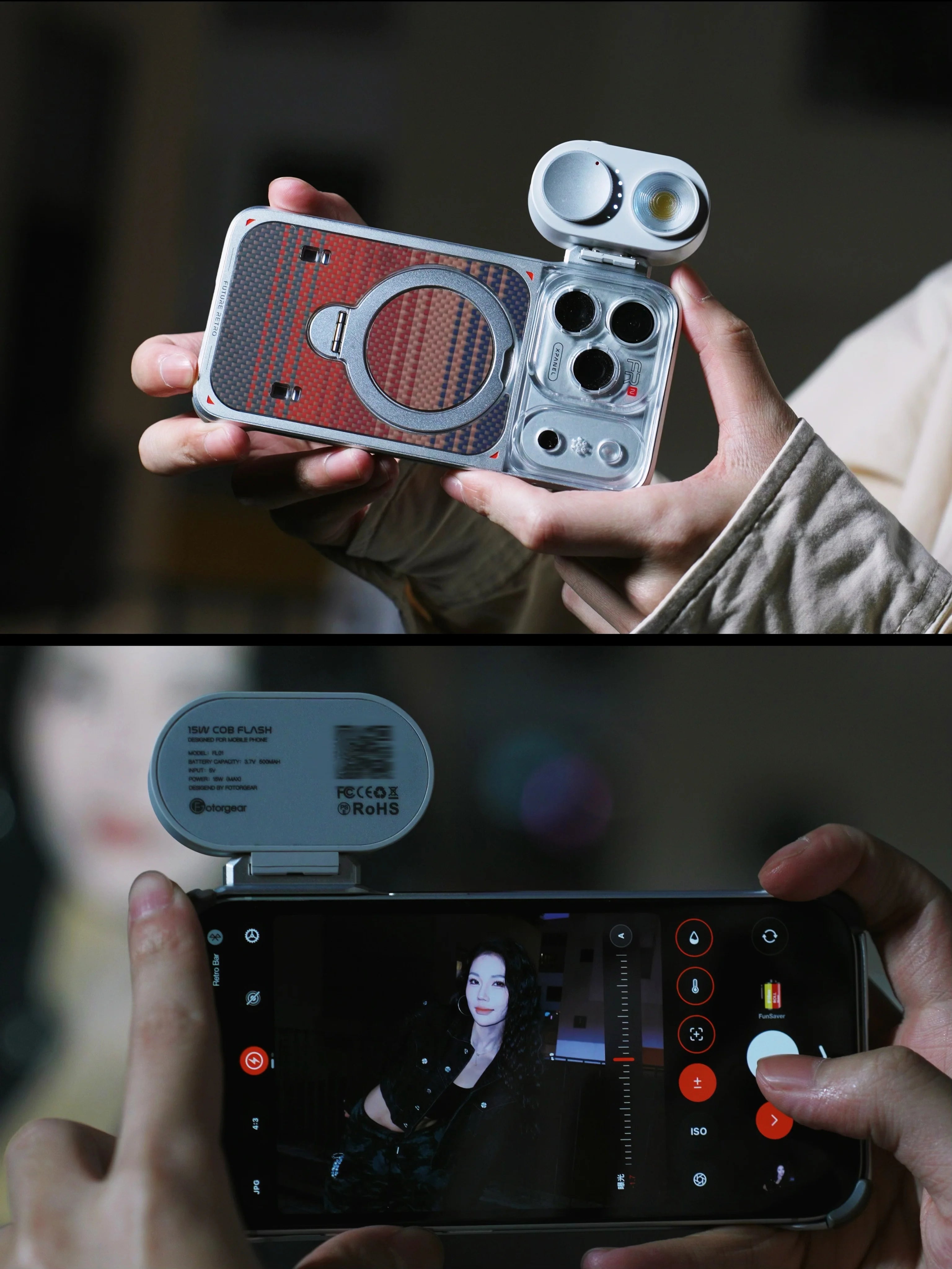 Fotorgear COB light for Smartphone