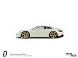 1:64 Porsche 911 (992) GT3 Touring, White D MODEL BEAUTY ON WHEELS