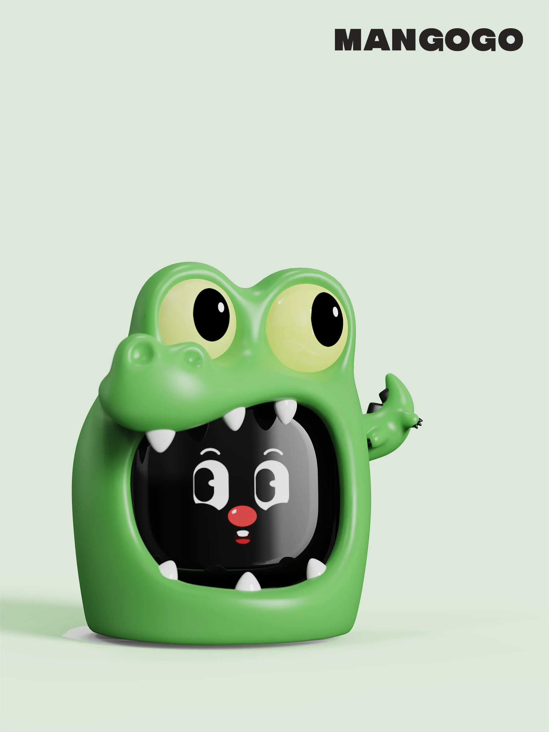 Bite the head crocodile , Mangogo