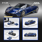 HKM Premium 1:64 Alloy Model ! Huayra Coupe 2014  Metallic Blue
