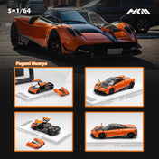 HKM Premium 1:64 Alloy Model ! Huayra Coupe 2014 Orange