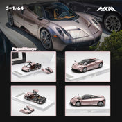 HKM Premium 1:64 Alloy Model ! Huayra Coupe 2014 Rose Gold