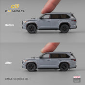 CM MODEL - 1:64 Toyota Sequoia 2024 – Cement Grey – Limited Edition