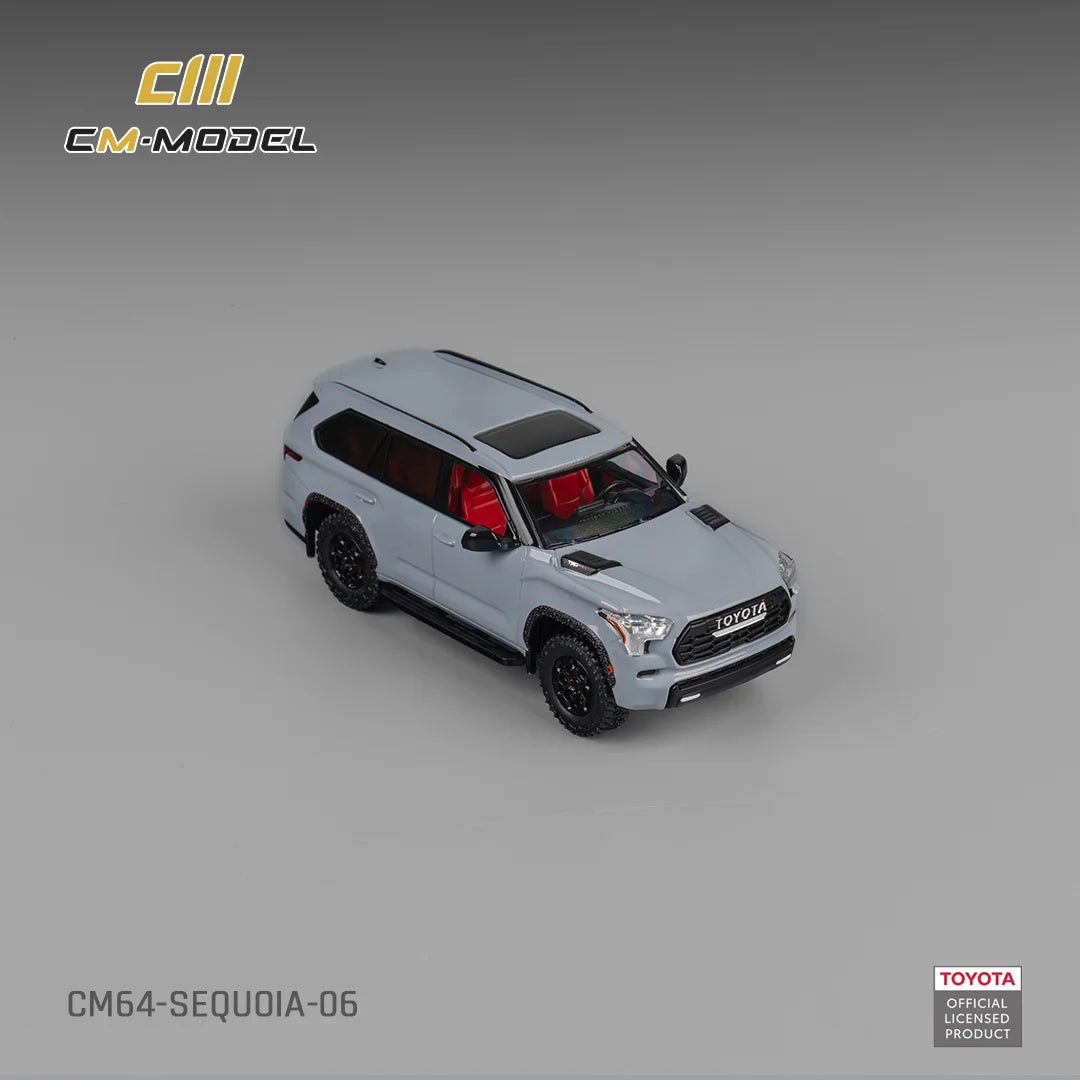 CM MODEL - 1:64 Toyota Sequoia 2024 – Cement Grey – Limited Edition
