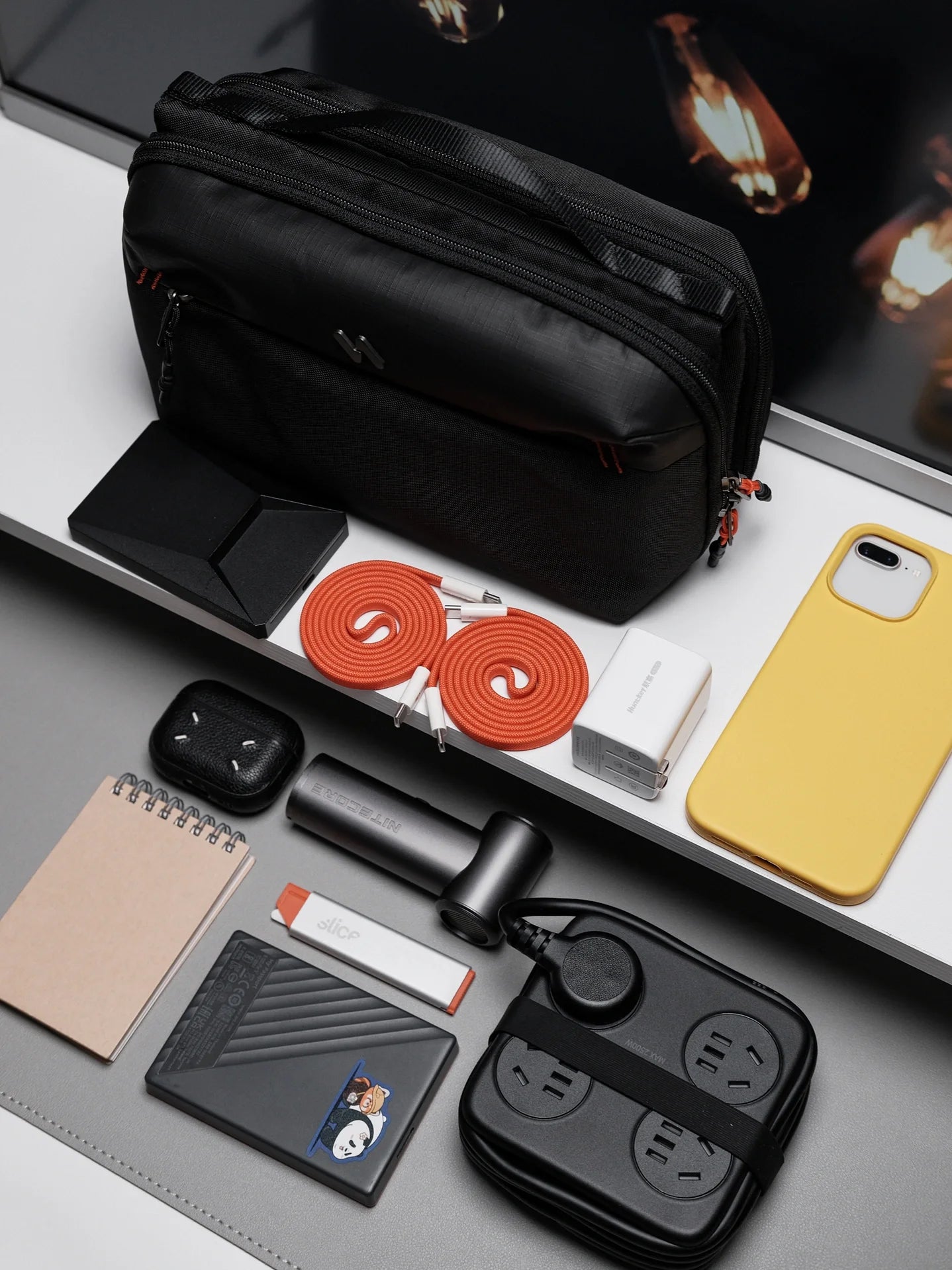 Flip Bag EDC | The essential digital storage bag - ABM34_black