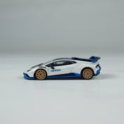 MINI GT: 1/64 Lamborghini Huracán STO Bianco Asopo RHD