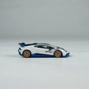 MINI GT: 1/64 Lamborghini Huracán STO Bianco Asopo RHD