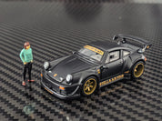 HG64 x FG Model 1:64 Custom Edition RWB 930 Stella Artois Matte Black Livery Limited to 1999