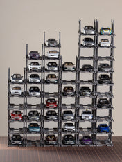 10 Parking spaces parking rack for scale 1/64