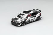 MOTORHELIX 1/64 Alloy Car Model Honda Civic TYPE R(FL5) HKS Livery