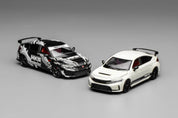 MOTORHELIX 1/64 Alloy Car Model Honda Civic TYPE R(FL5) HKS Livery