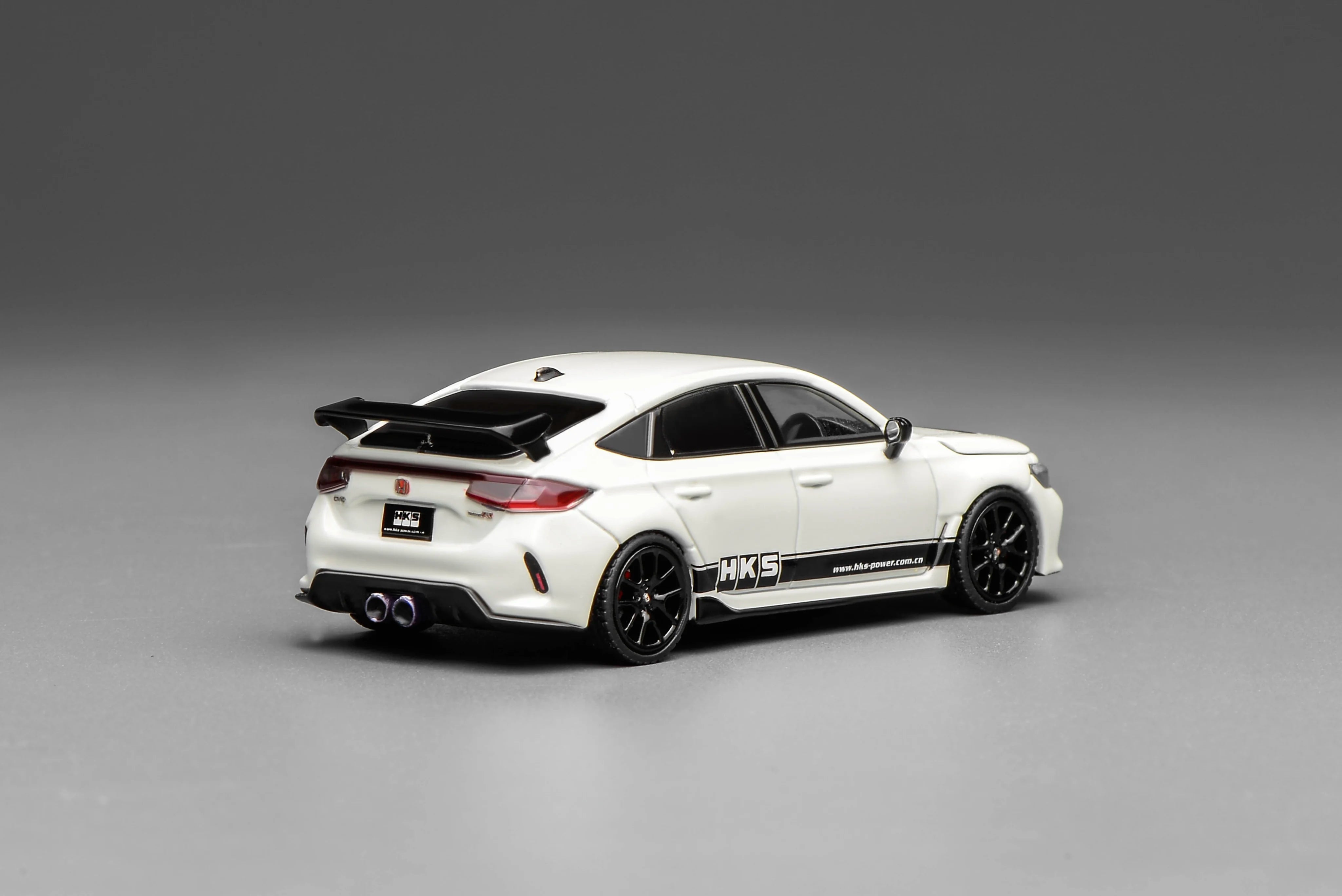 MOTORHELIX 1/64 Alloy Car Model Honda Civic TYPE R(FL5) HKS Livery