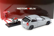 1:18 HONDA CIVIC TYPE R (EK9) – NARDO GREY – MOTORHELIX - PRE ORDER