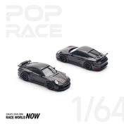 POP RACE 1:64 Porsche Stinger 992 Carbon Edition (Red Line) - PR640192