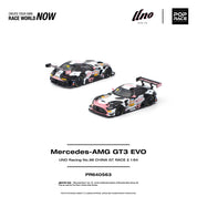 POP RACE 1/64 - MERCEDES-AMG GT3 EVO UNO RACING NO.98 CHINA GT RACE 2 "Momo"