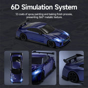 Nissan GTR R35 1/64 4WD Drift Car Remote Control Version - White