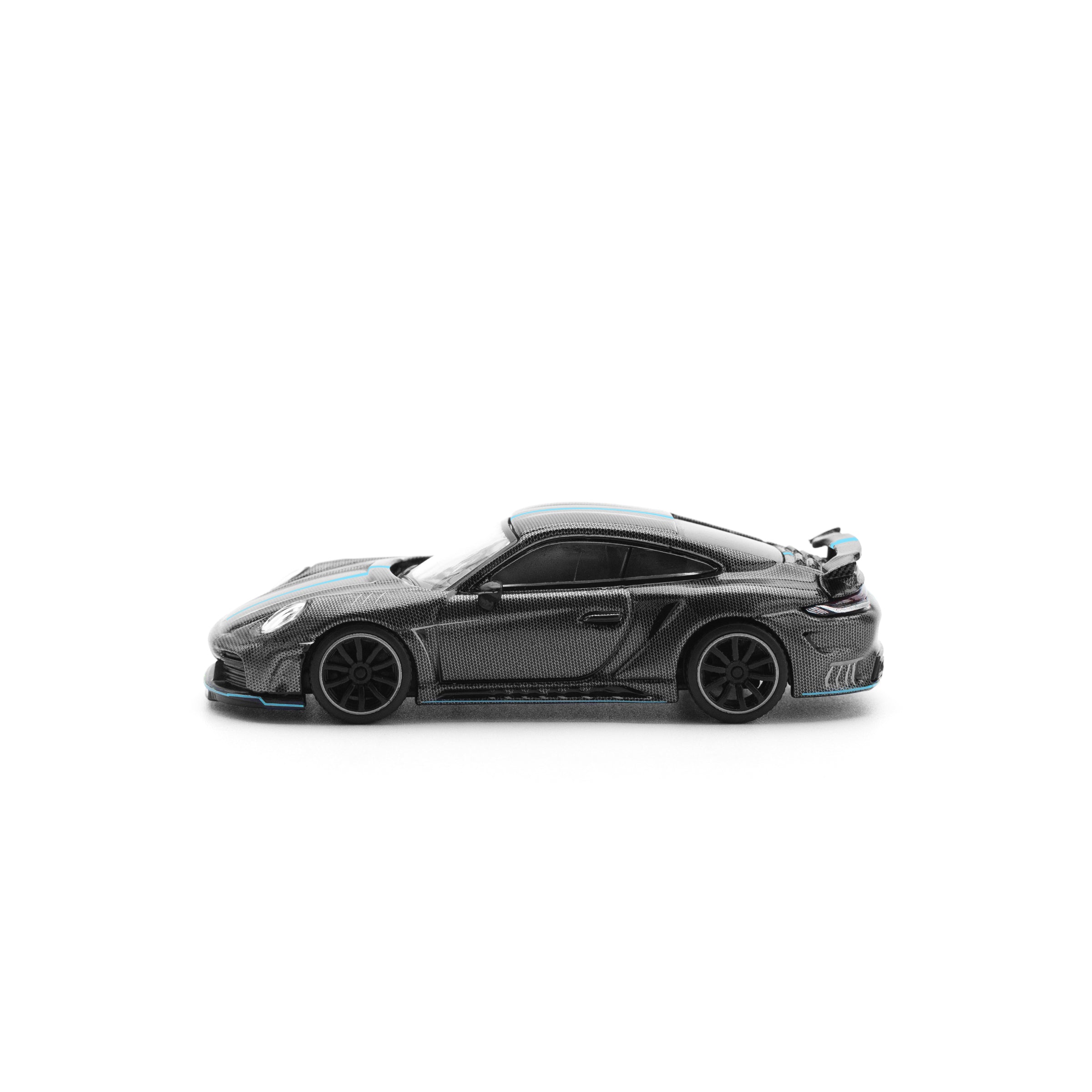 POP RACE 1:64 992 STINGER GTR CARBON EDITION ( BLUE LINE )