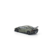 POP RACE 1/64 - LAMBORGHINI HURACAN STO VERDE TURBINE MATT